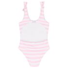 Younger Girls Pink Rose Tulle Swimsuit Set, 1, hi-res