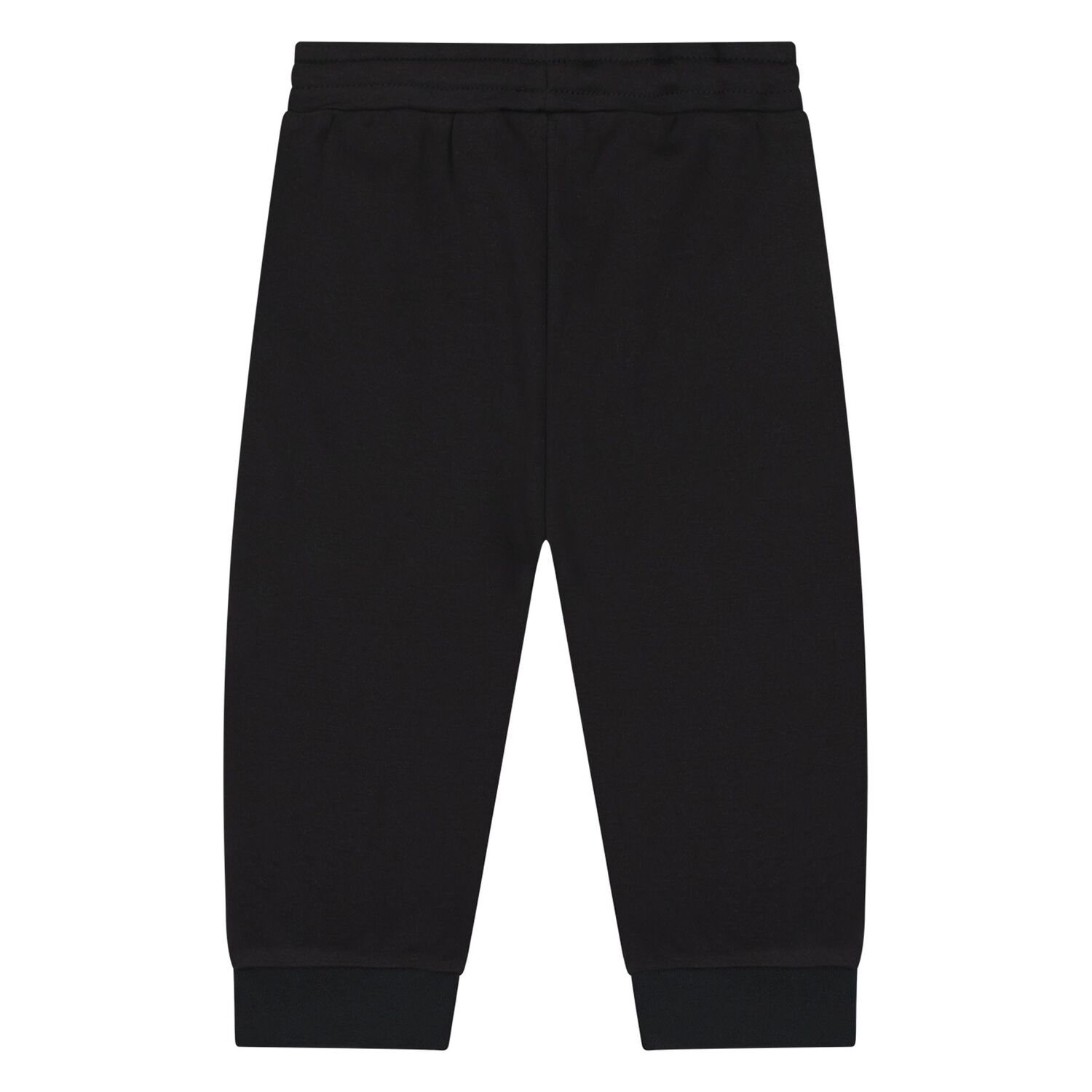 Younger Boys Ivory & Black Ikonik Karl Trouser Set, 1, hi-res