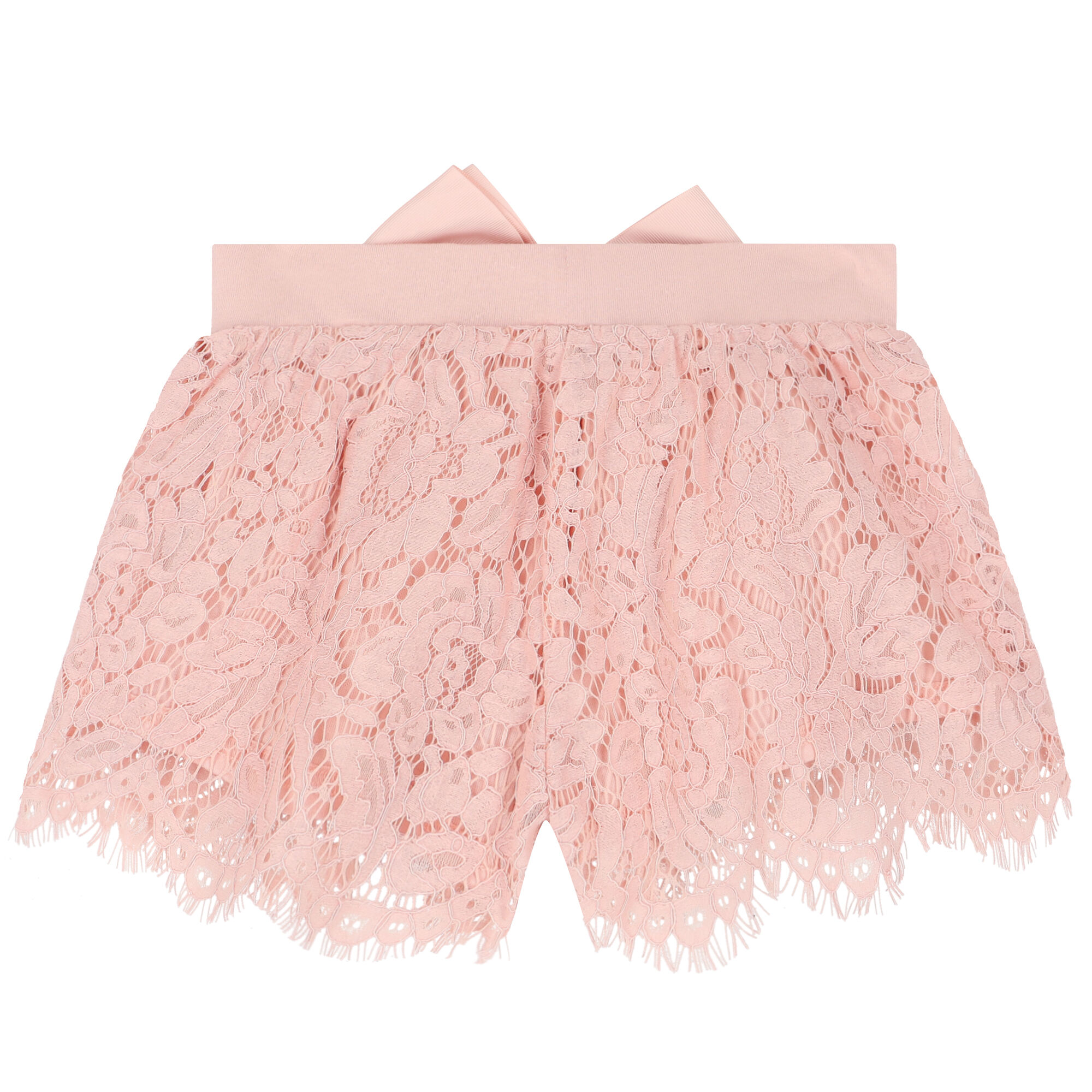 Pink lace shorts 2025