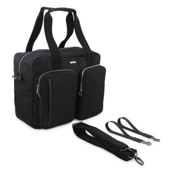 Black Logo Baby Changing Bag
