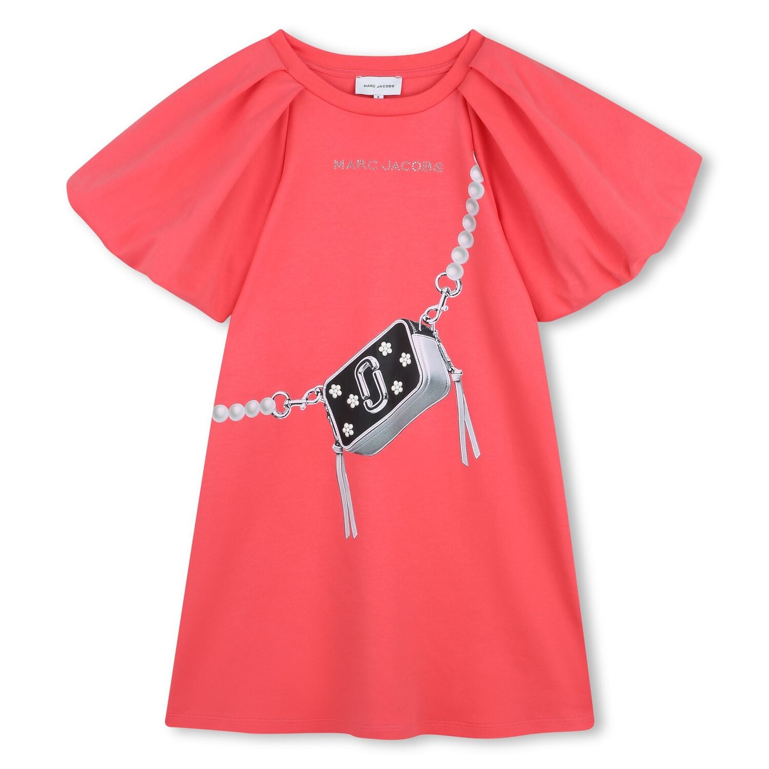 Girls Pink Bag Dress, 2, hi-res