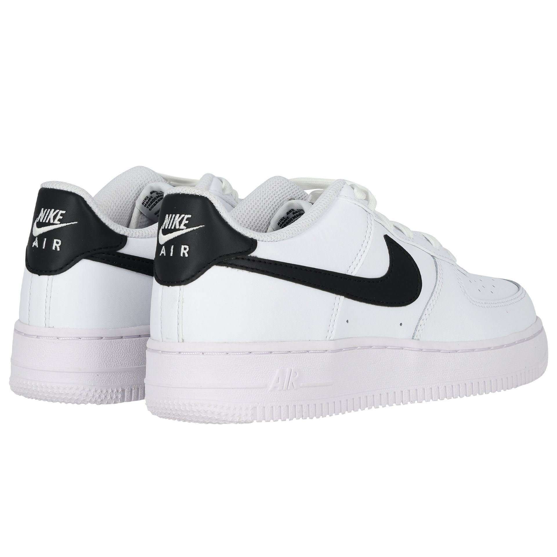 Nike Kids White Black Air Force 1 Trainers Junior Couture KSA