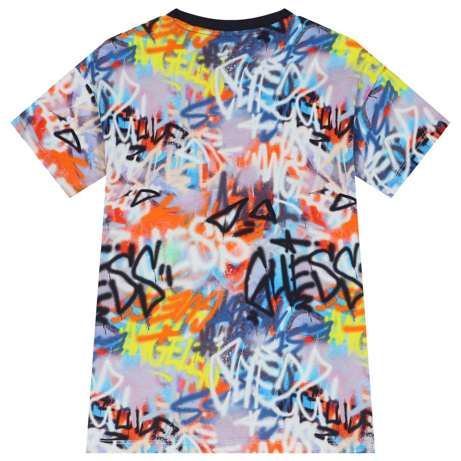 Grafitti Patterned Logo T-Shirt, 1, hi-res image number null