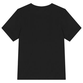 Girls Black Logo T-Shirt