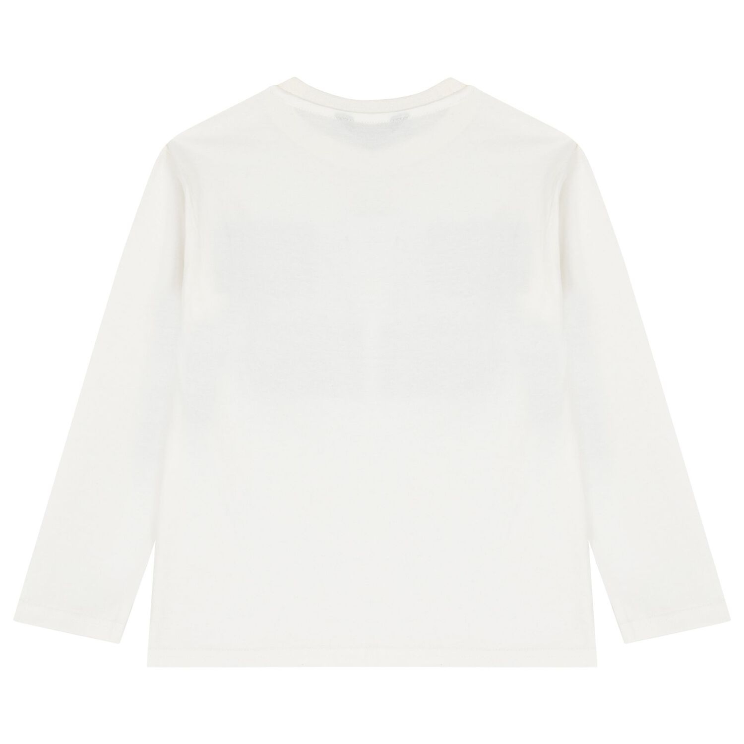 Boys Ivory Long Sleeve Top, 1, hi-res