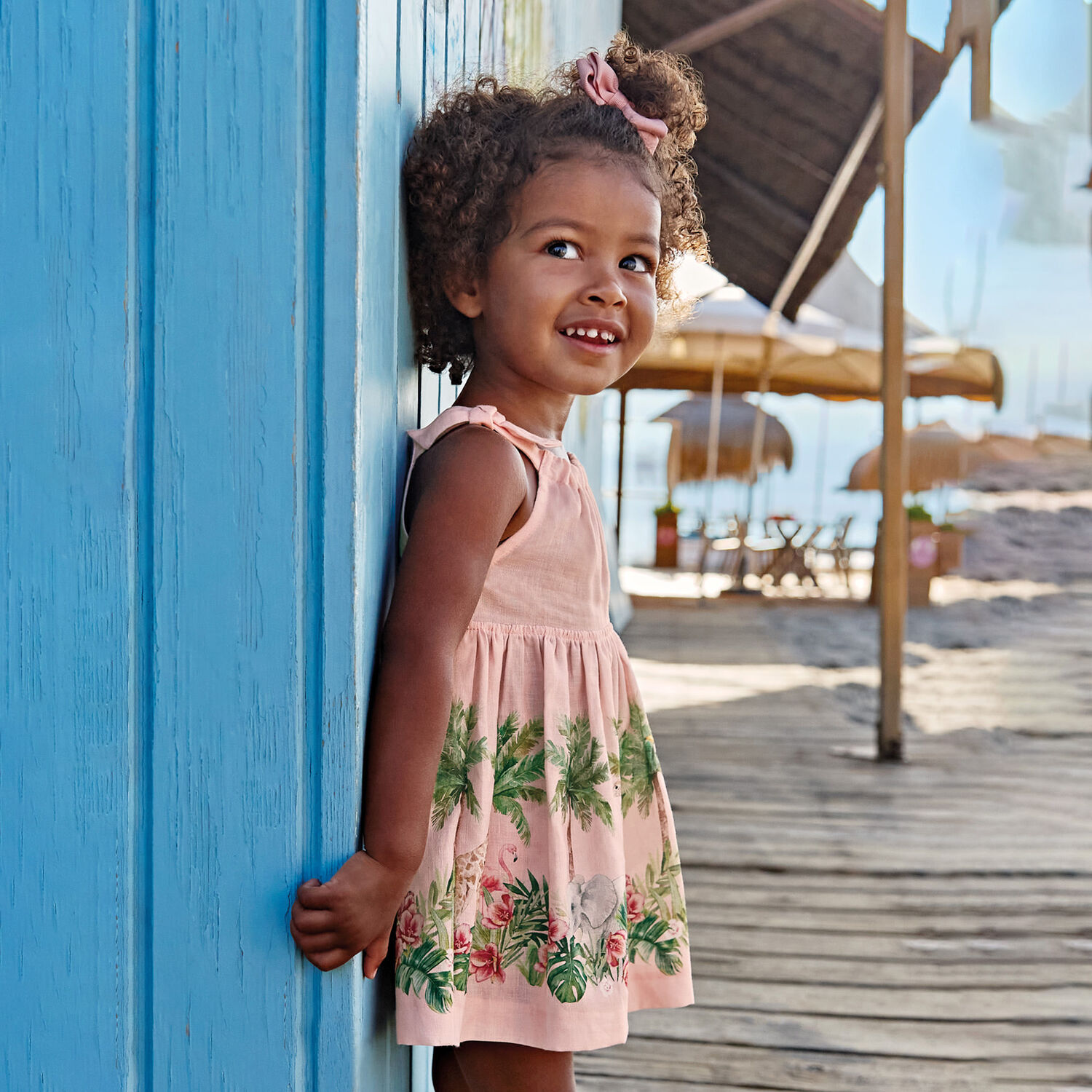 فستان باللون الزهري, 1, hi-res