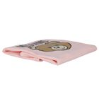 Girls Pink Teddy Bear Logo Baby Blanket, 4, hi-res