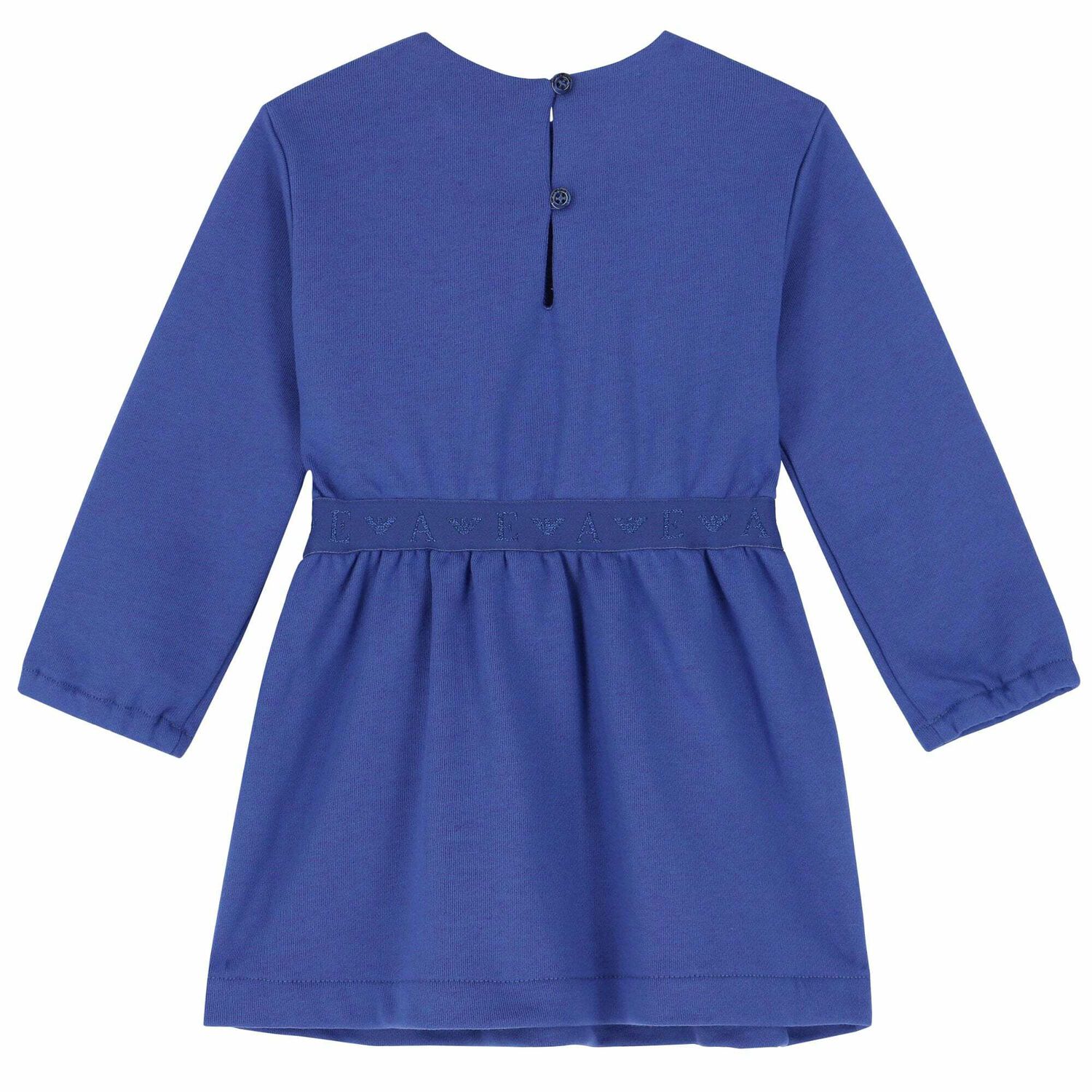 Younger Girls Blue Logo Dress, 1, hi-res image number null