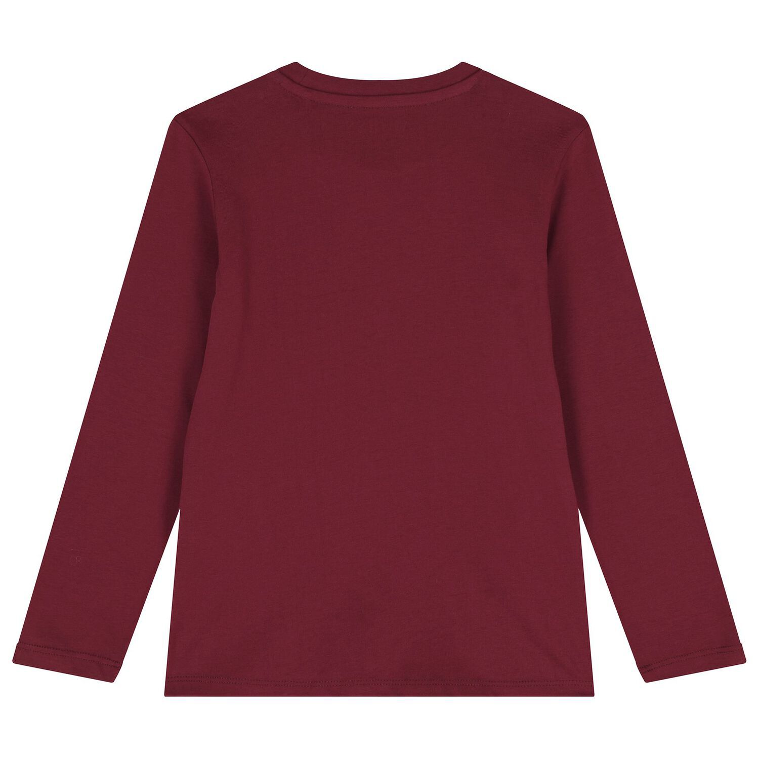 بلوزة أولاد بأكمام طويلة عليها رسمة دب أحمر, 3, hi-res image number null