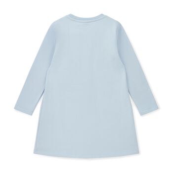 Girls Blue Swirl Dress