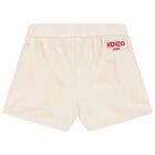 Girls Ivory Logo Shorts Set, 1, hi-res