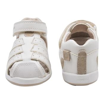 Younger Boys Ivory Sandals 
