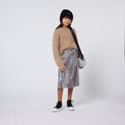 Girls Silver Logo Bag, 1, hi-res