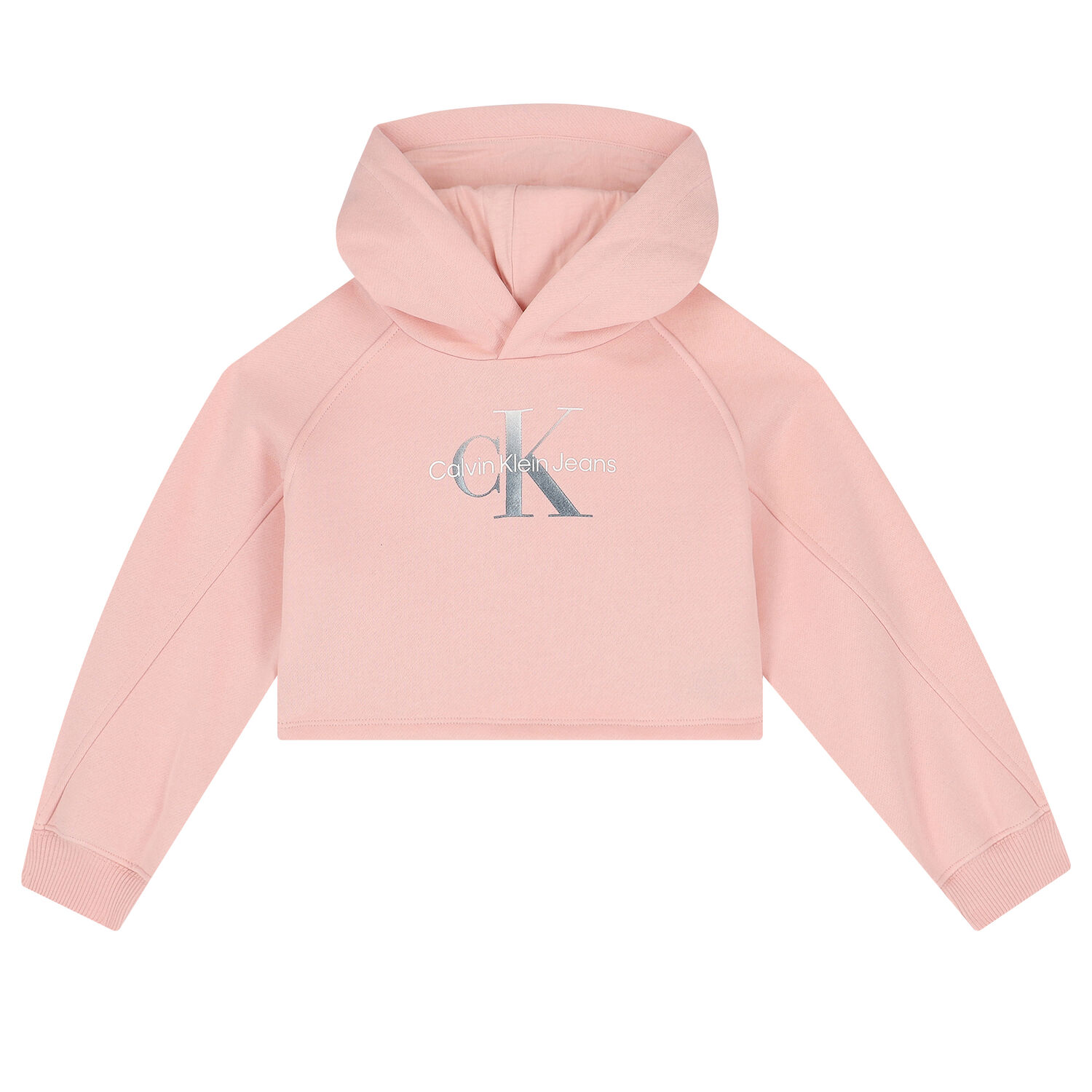 Girls Pink Logo Hooded Top, 1, hi-res image number null