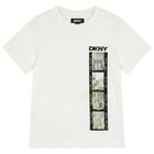 Boys White Logo T-Shirt, 2, hi-res