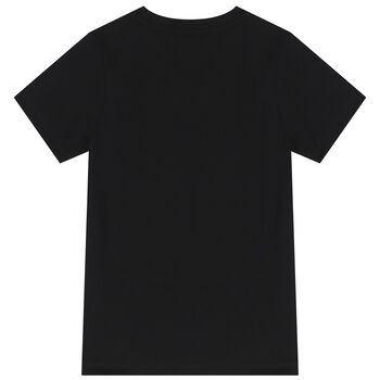 Boys Black Logo T-Shirt