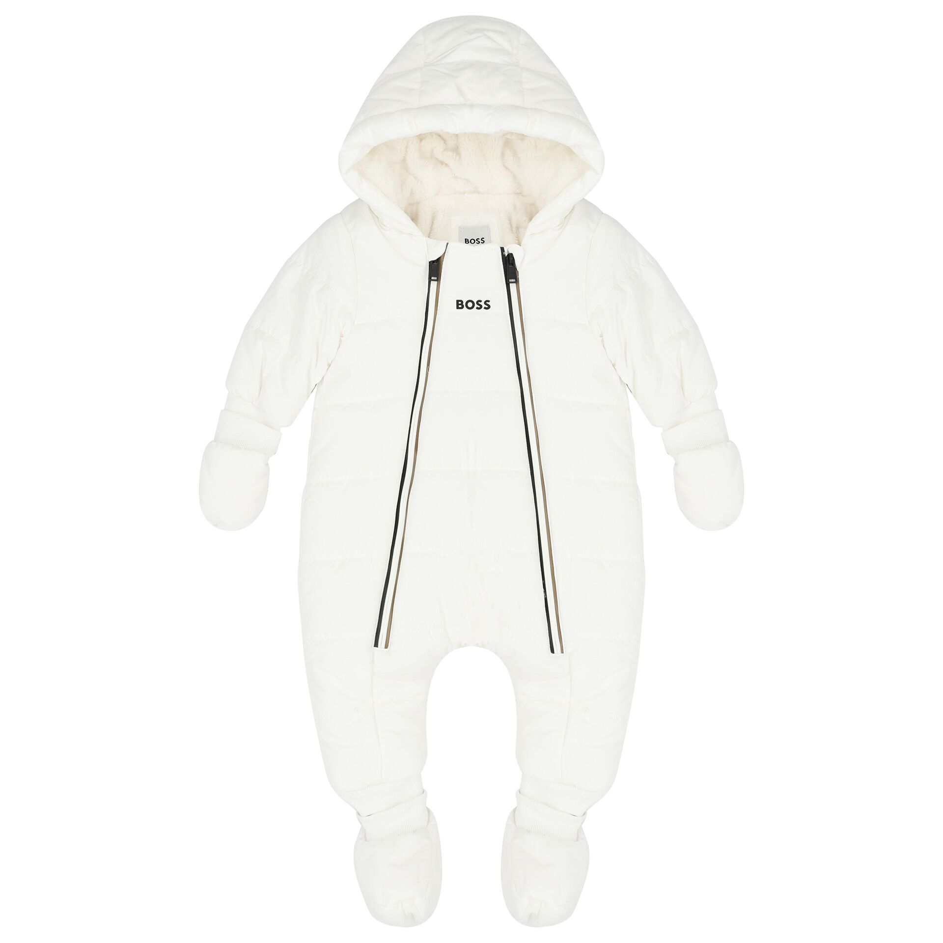 BOSS Ivory Logo baby Snow Suit Junior Couture Bahrain