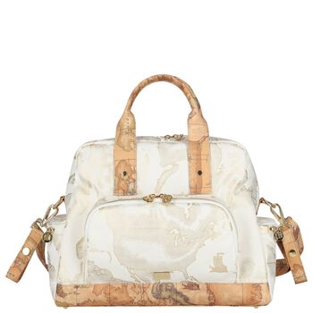 Ivory & Gold Geo Map Baby Changing Bag