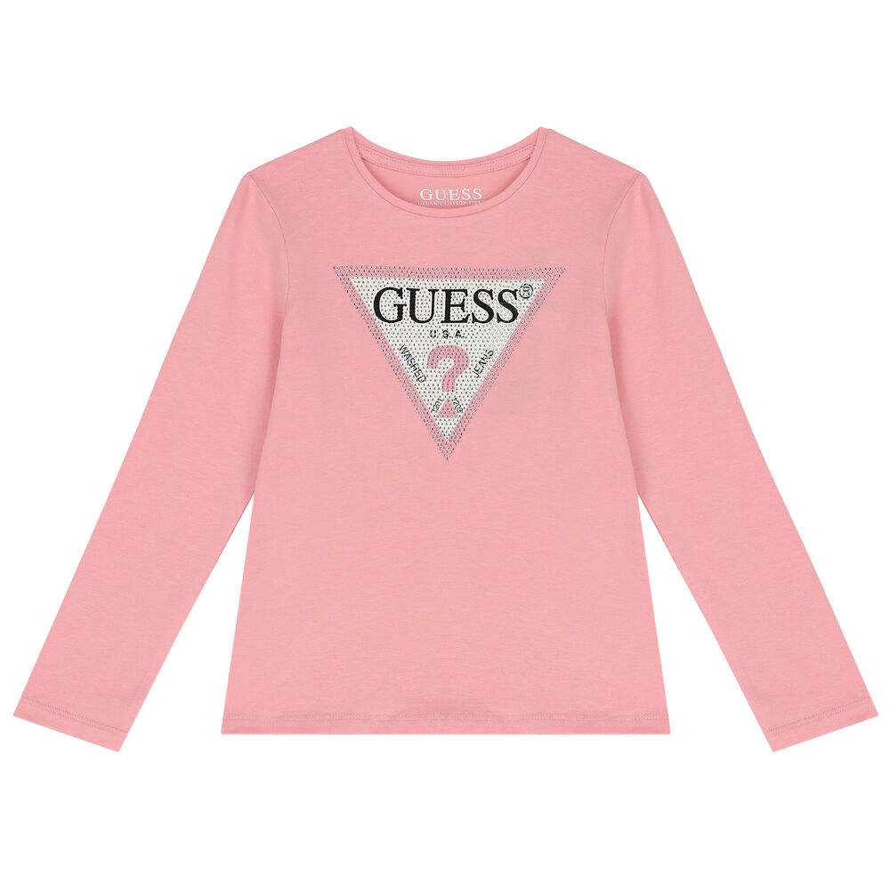 guess t shirt long sleeve