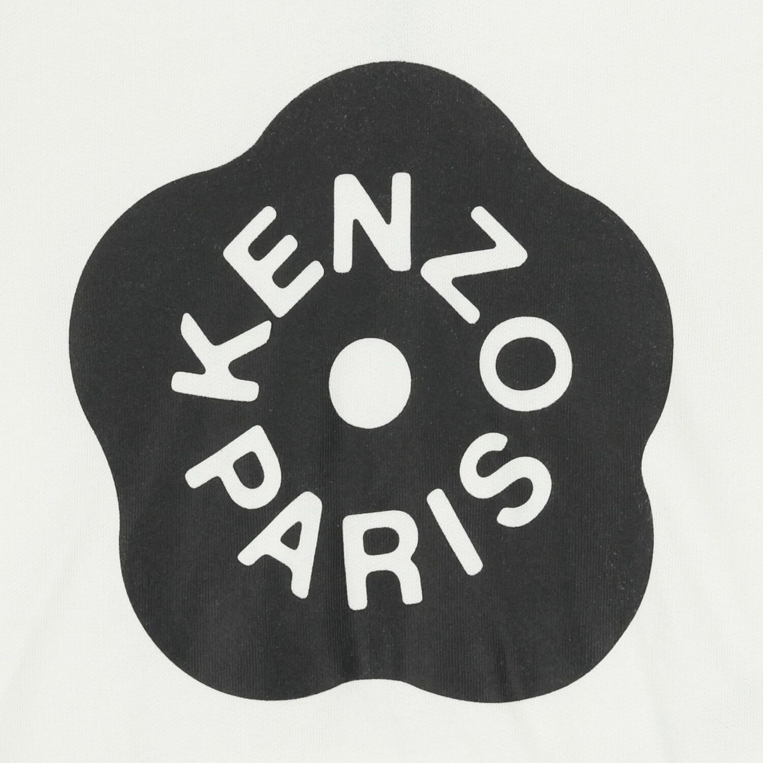 Girls White Boke Flower Logo Hooded Top, 1, hi-res