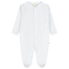 Baby Boys Blue Wings Velour Babygrow, 1, hi-res