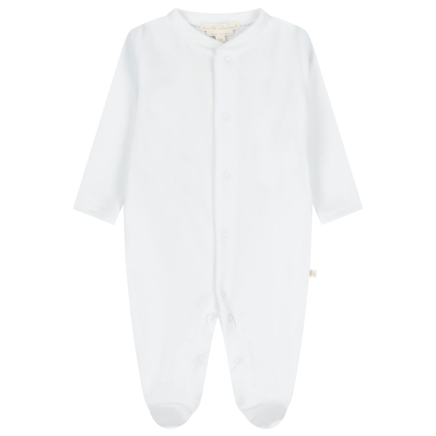 Baby Boys Blue Wings Velour Babygrow, 1, hi-res
