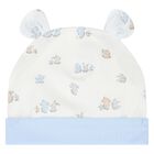 Baby Boys Blue & White Babygrow Gift Set (3 Piece), 4, hi-res