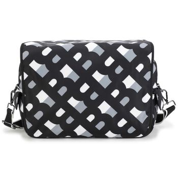 Black & White Logo Baby Changing Bag
