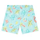 Younger Boys Aqua Swim Shorts & Reversible Hat Set, 3, hi-res