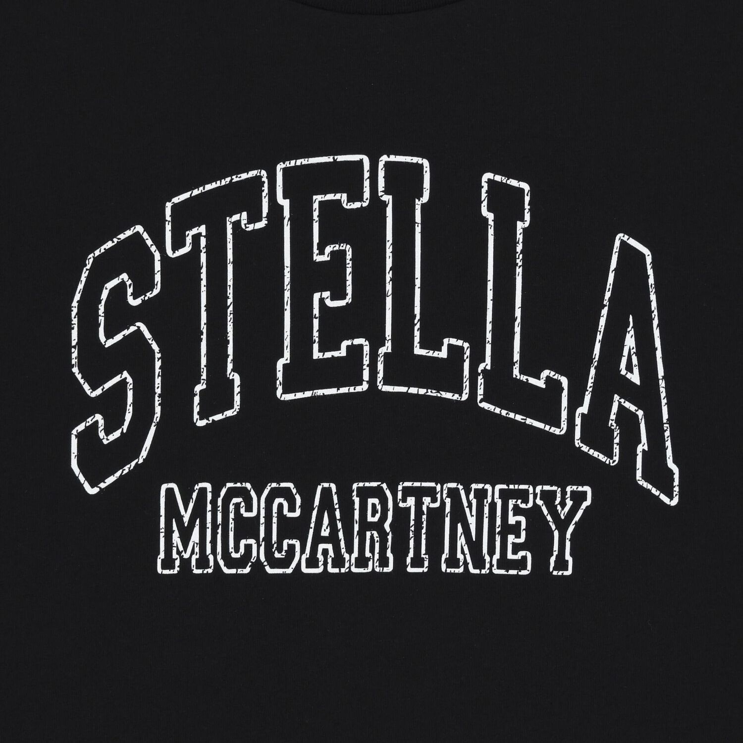 Stella McCartney Girl Black Logo T-Shirt | Junior Couture USA