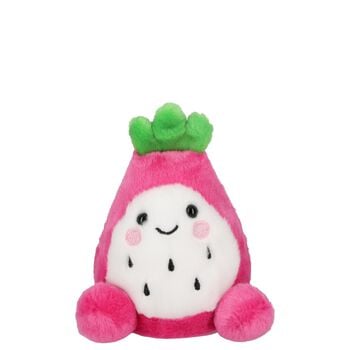 Girls Pink & White Palm Pals Rhys Dragon Fruit Soft Toy ( 13CM )