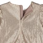 Younger Girls Gold Embellished Sequin Dress, 2, hi-res