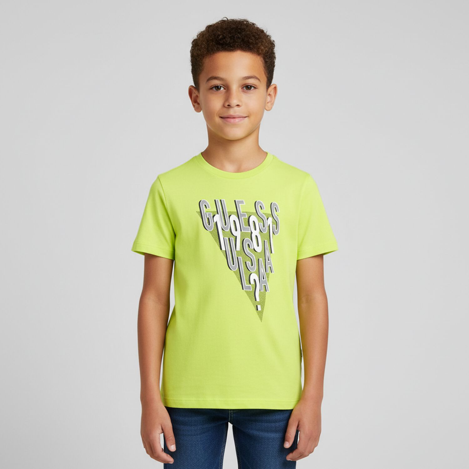 Boys Green Logo T-Shirt, 1, hi-res image number null