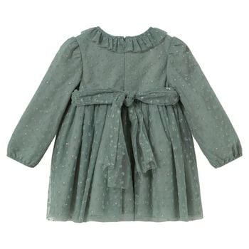 Younger Girls Green Tulle Dress