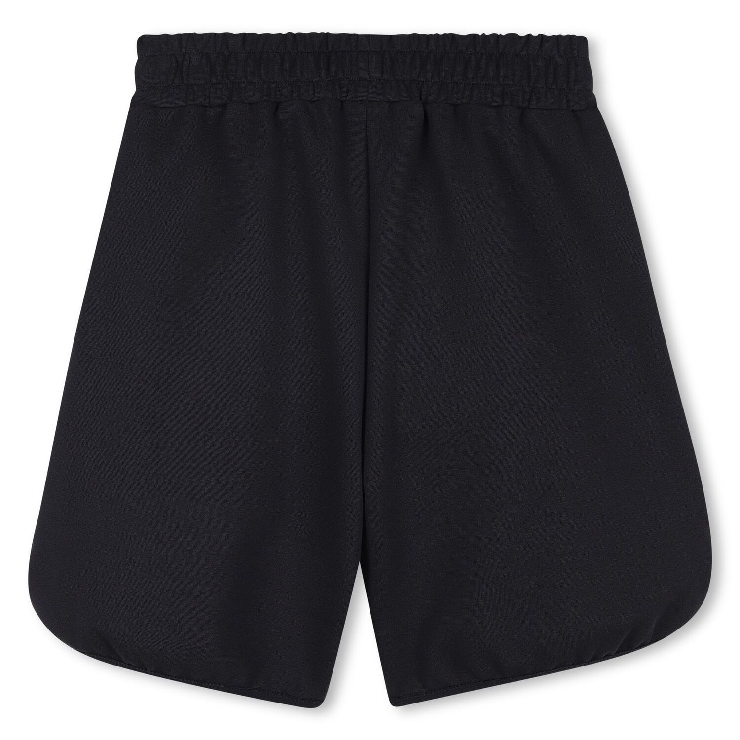 Boys Black Logo Shorts, 1, hi-res