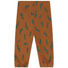 Younger Boys Brown Joggers, 1, hi-res