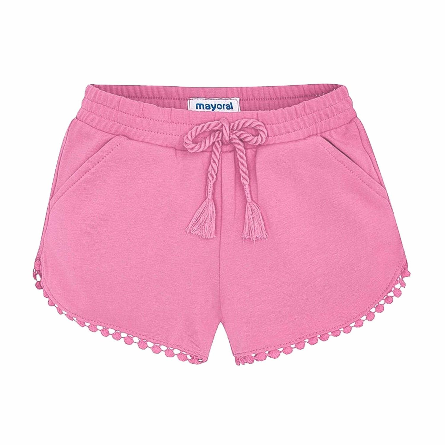 Girls Light Pink Shorts, 6, hi-res image number null
