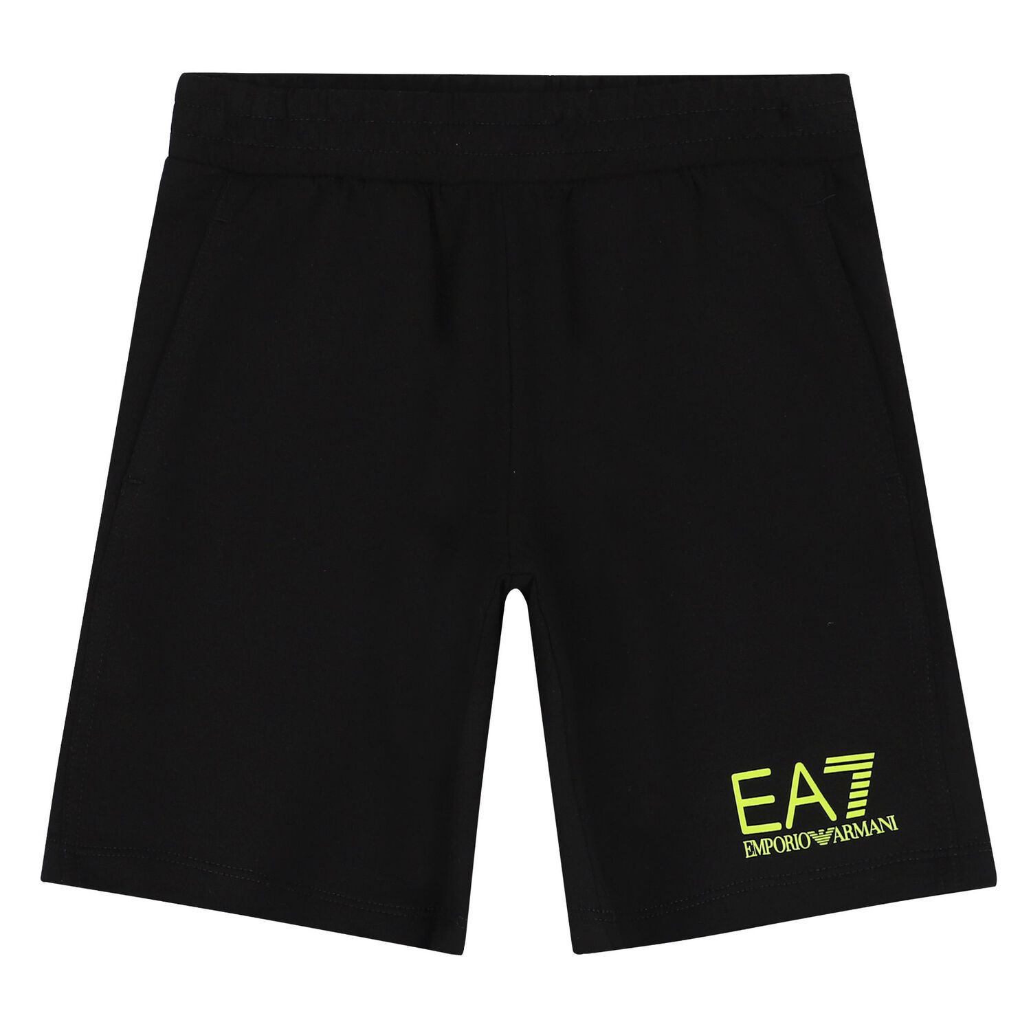 طقم أولاد شورت بالشعار باللون الأخضر نيون والأسود, 3, hi-res image number null