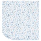 Boys White & Blue Toile Babygrow Set, 1, hi-res