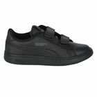 حذاء رياضى بالشعار باللون الاسود للاولاد , 1, hi-res