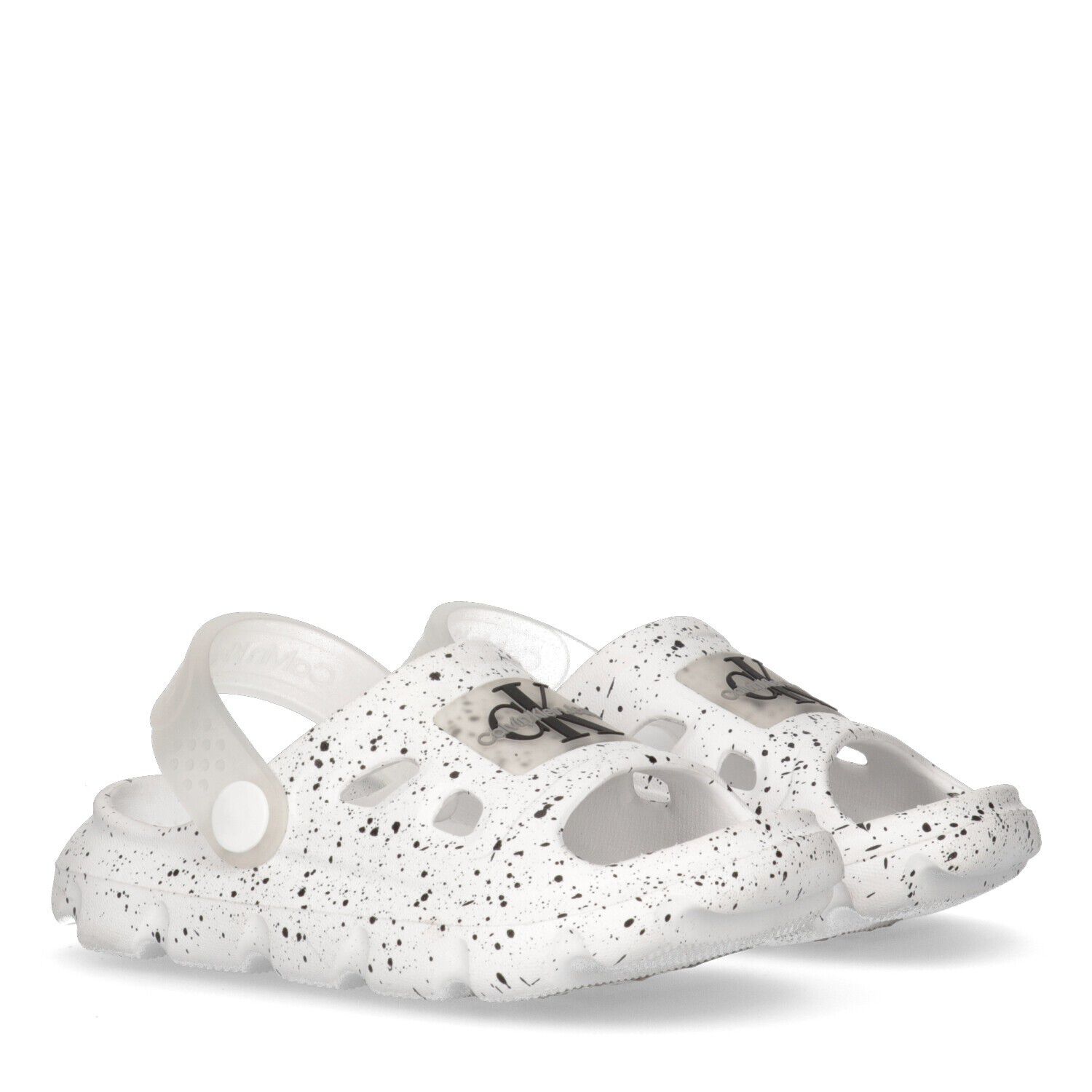 White Logo Sandals, 1, hi-res