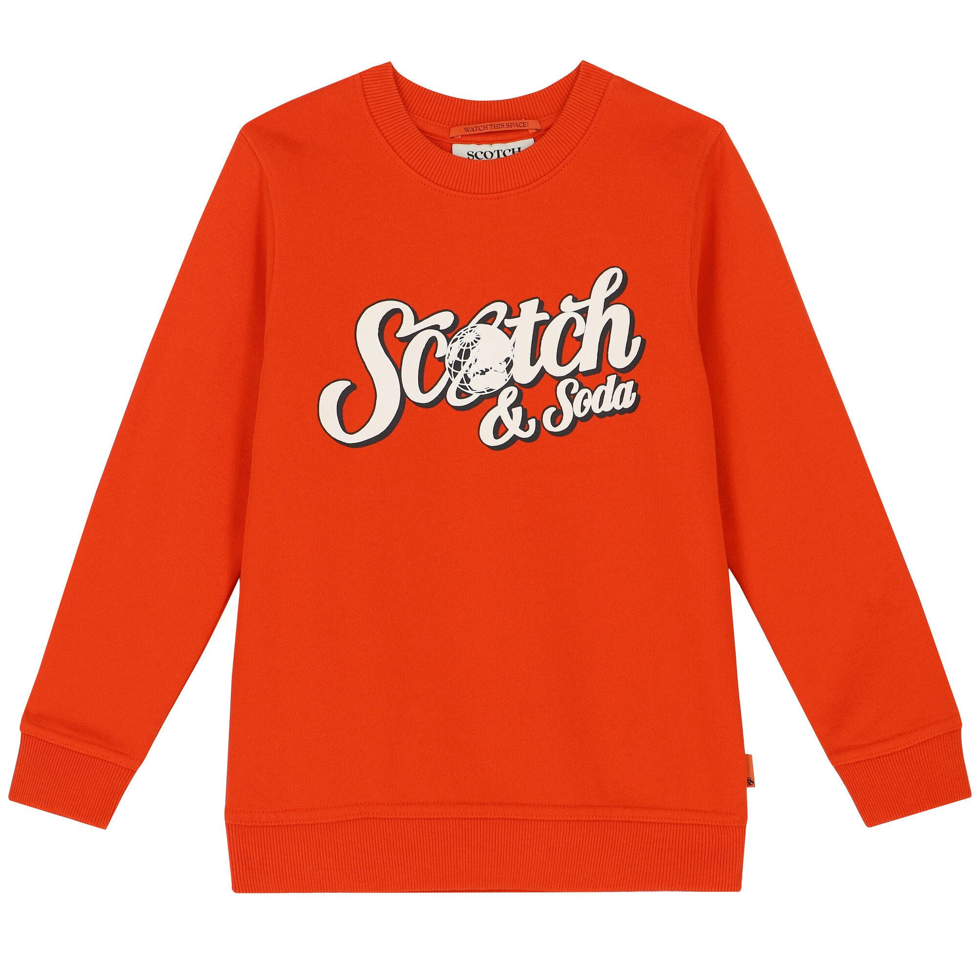 Scotch Soda Boys Red Logo Sweatshirt Junior Couture USA