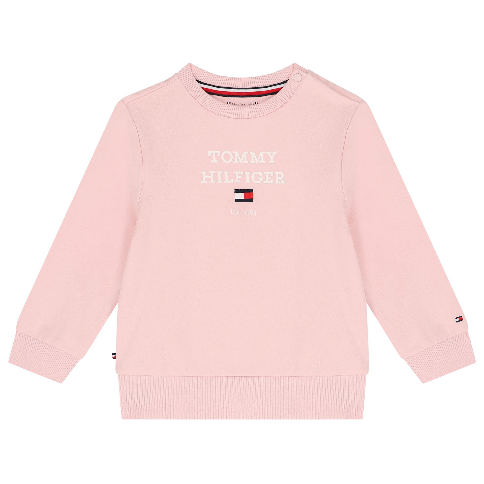 Tommy Hilfiger Baby Girls Pink Logo Tracksuit Junior Couture