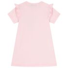 Girls Pink Bag Logo Dress , 3, hi-res