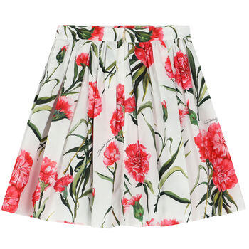 Girls Floral Skirt