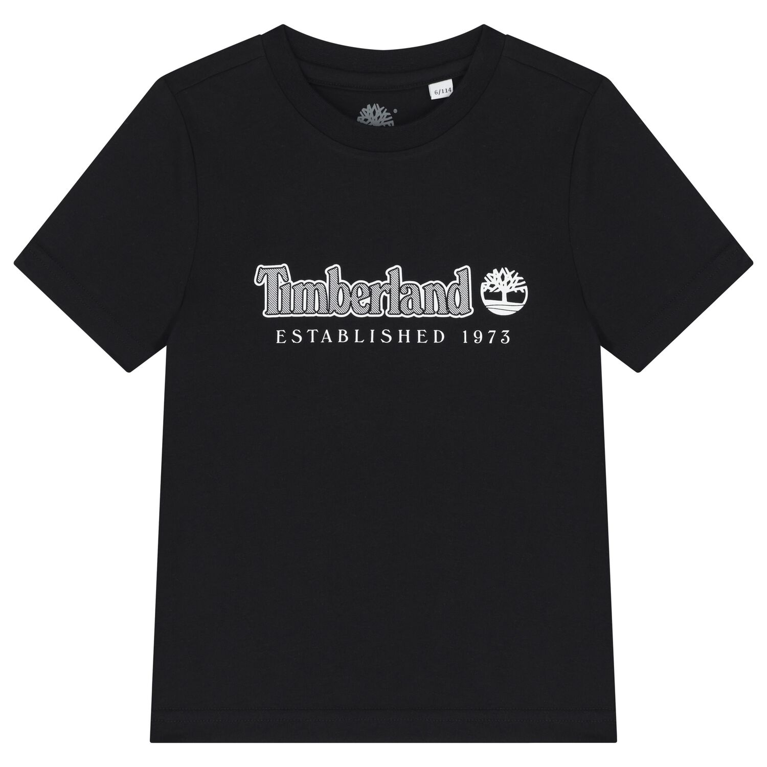 Boys Black Logo T-Shirt, 2, hi-res image number null