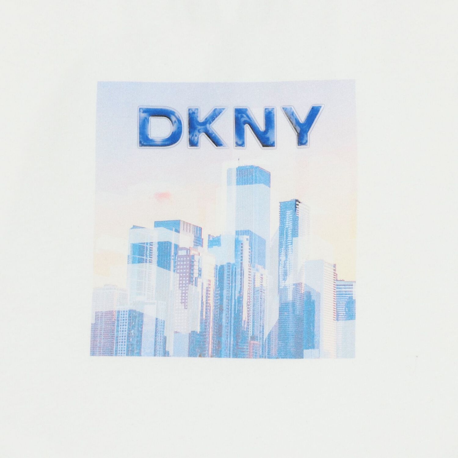 تيشيرت بنات بالشعار باللون الابيض , 1, hi-res