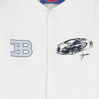 Baby Boys White Logo Babygrow, 1, hi-res