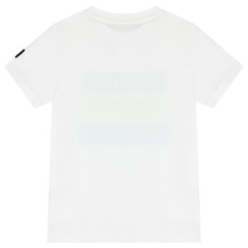 Boys White Logo T-Shirt
