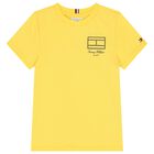 Boys Yellow Logo T-Shirt, 4, hi-res